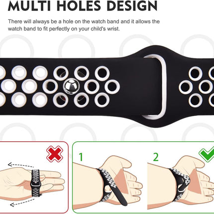 Compatible with Gizmo Watch Band Replacement for Kids, Breathable Soft Silicone Band Compatible with Gizmo Watch 2 and Gizmo Watch 1