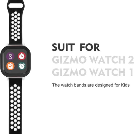 Compatible with Gizmo Watch Band Replacement for Kids, Breathable Soft Silicone Band Compatible with Gizmo Watch 2 and Gizmo Watch 1